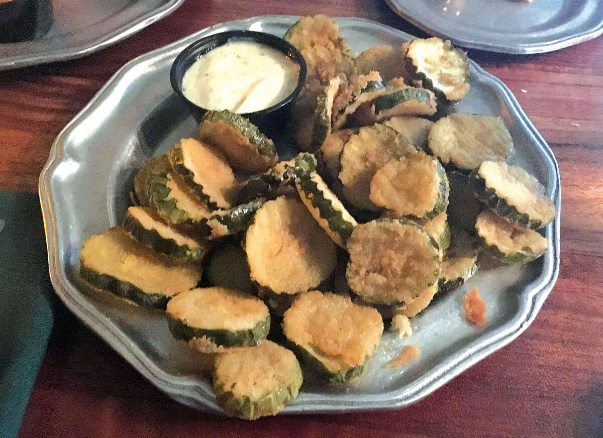 An appetizer of fried dill pickle chips from Patti’s 1880’s Settlement located at 1793 J.H. O’Bryan Ave. in Grand Rivers, Ky.