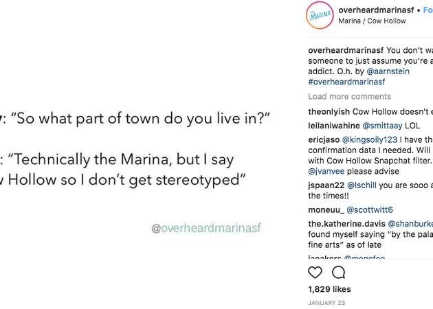Overheard in the Marina: Best of the Instagram account that holds a mirror up to San Francisco