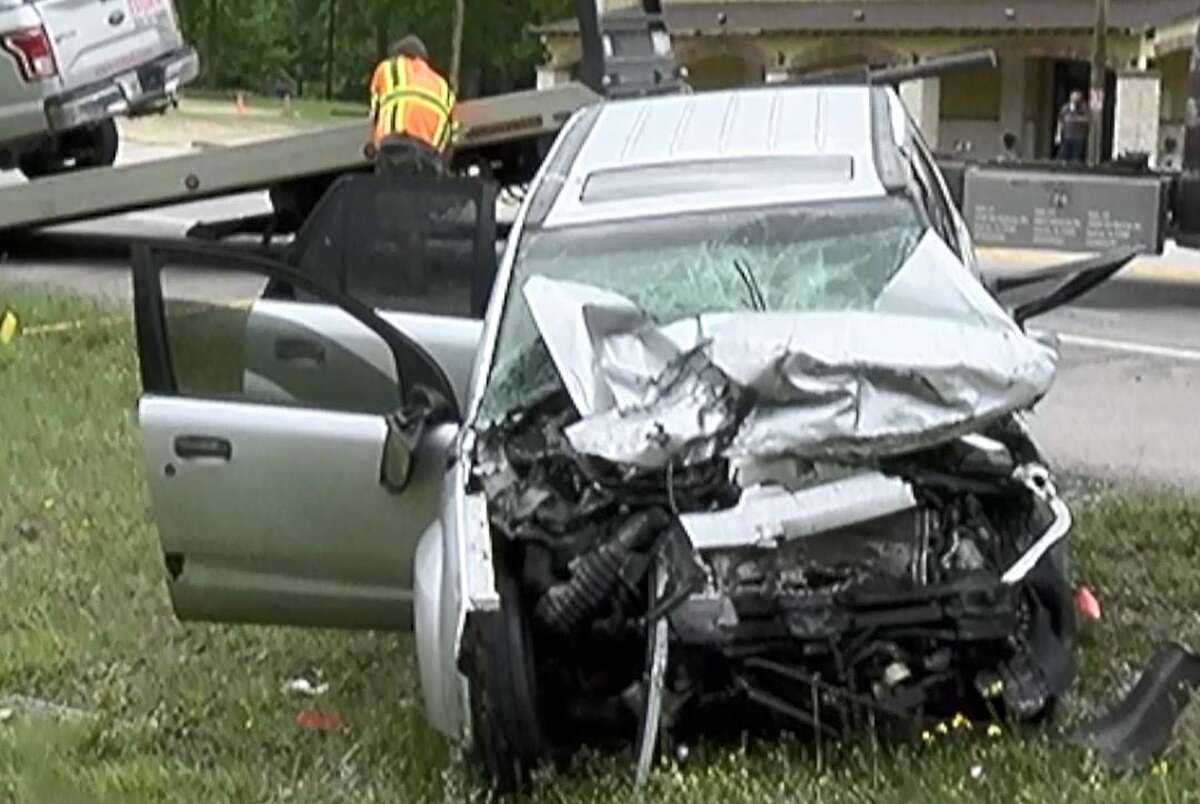 One injured after car crashes near Montgomery County water treatment plant