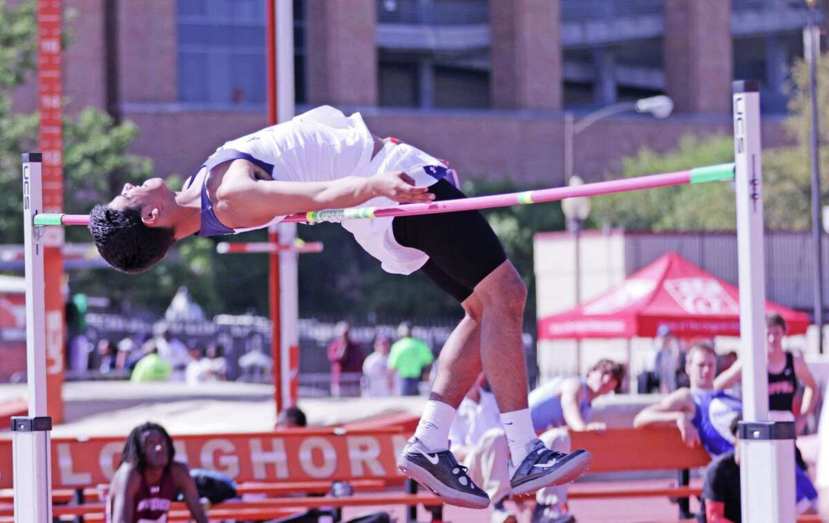 Alexander’s Carlos Huerta won his second consecutive high jump title by clearing 6-6 on Thursday.