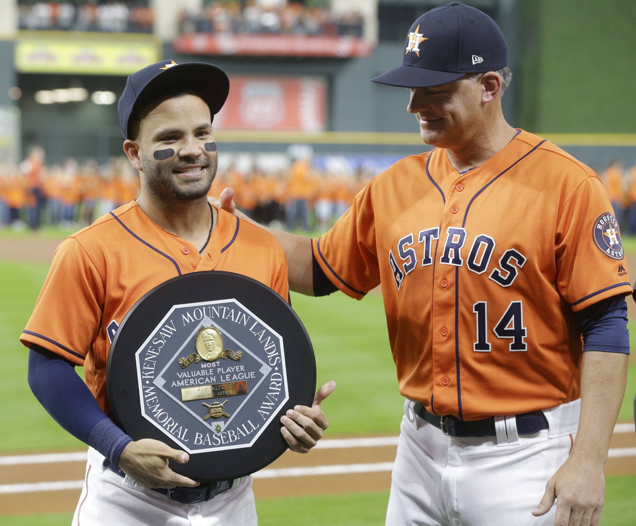 Astros' Jose Altuve wins AL MVP 