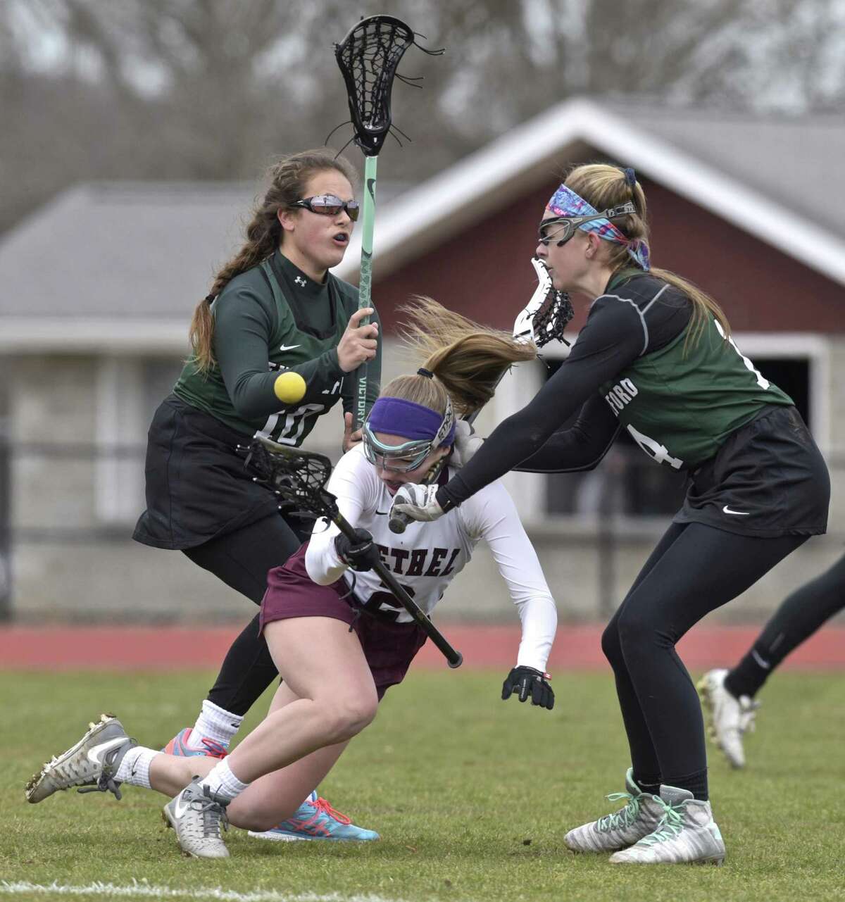 Girls Lacrosse Baxter’s six goals help New Milford hold off Bethel