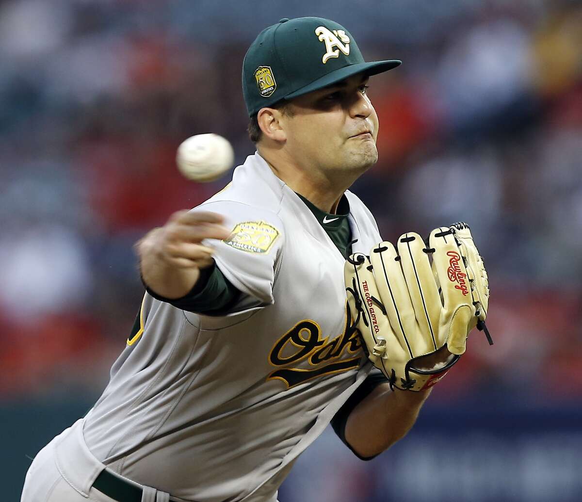 A’s get strong outing from Andrew Triggs, plenty of walks in win over ...