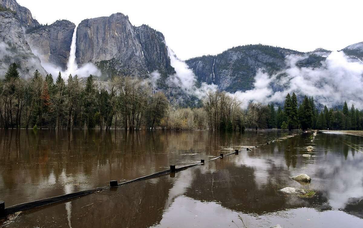 Yosemite flooding Merced River rises 4 feet over flood stage