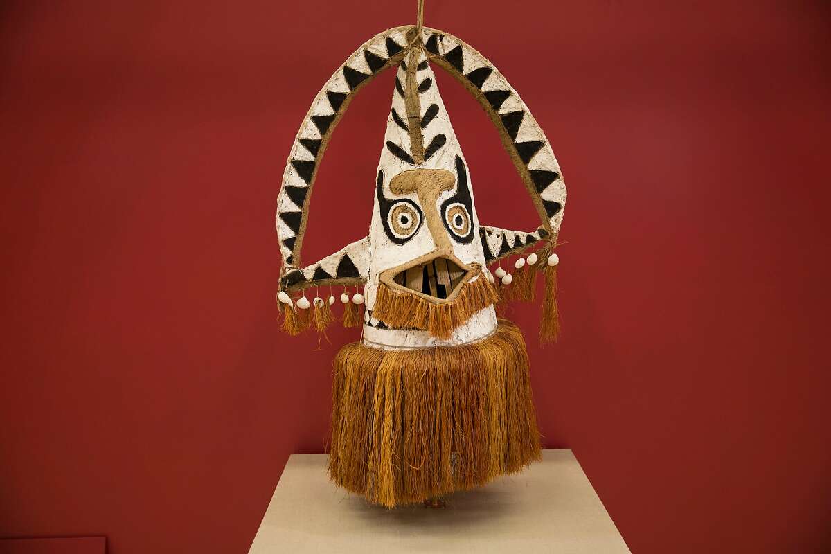 This eharo mask from Papua New Guinea is part of the inaugural exhibition of the Global Museum at San Francisco State University,��which opens April 23.