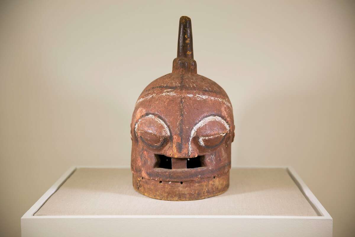 A Yoruban helmet mask from Nigeria is one of objects on view in the new Global Museum at San Francisco State University, opening April 26.