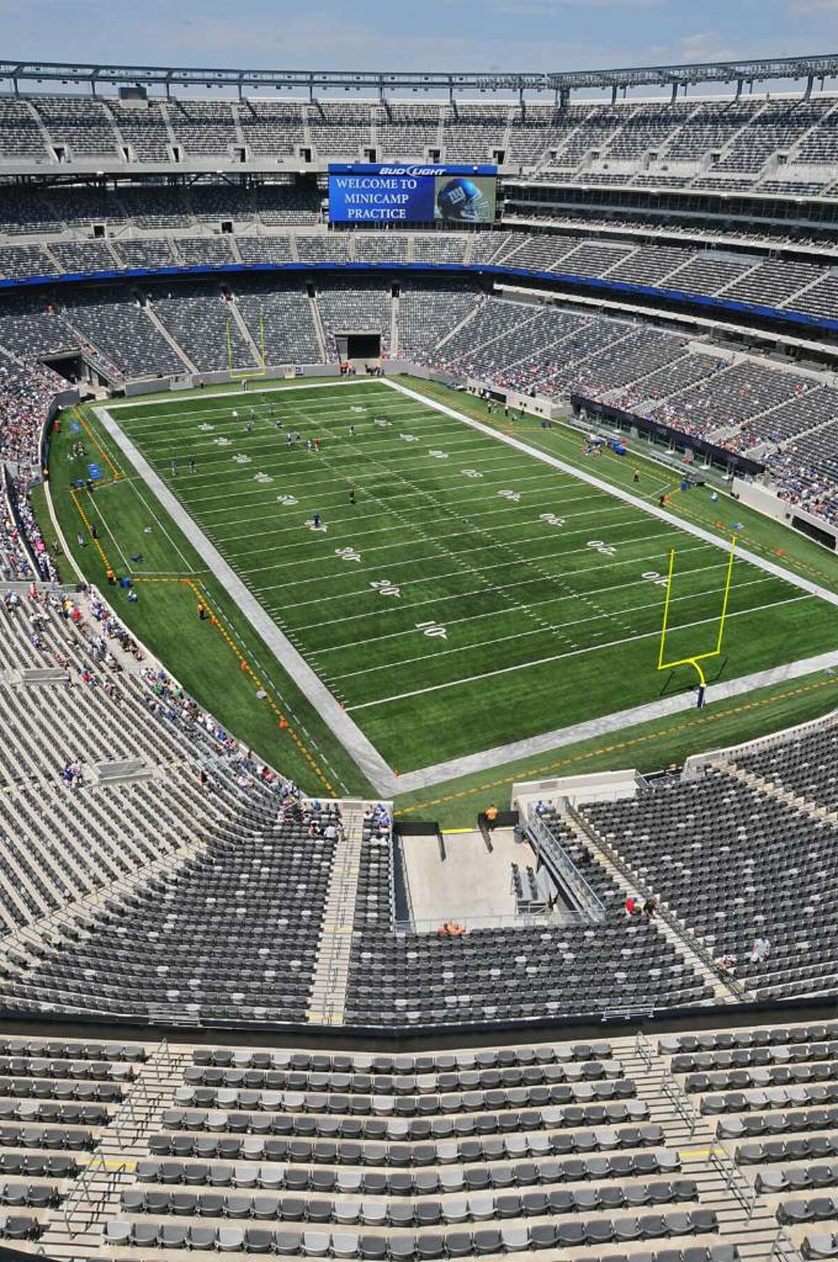 Concession selling New York Giants souvenirs at MetLife Stadium