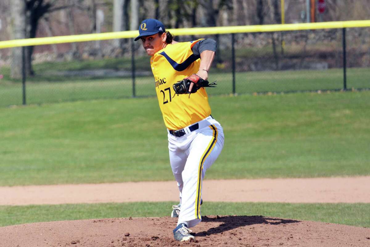 Quinnipiac’s Tyler Poulin, a junior college transfer in his first season with the Bobcats, has a 2.68 ERA and 50 strikeouts in 43 innings.