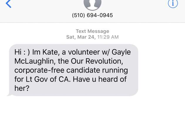 Will u vote 4 me ;)? Some San Franciscans peeved by local politicians' texts