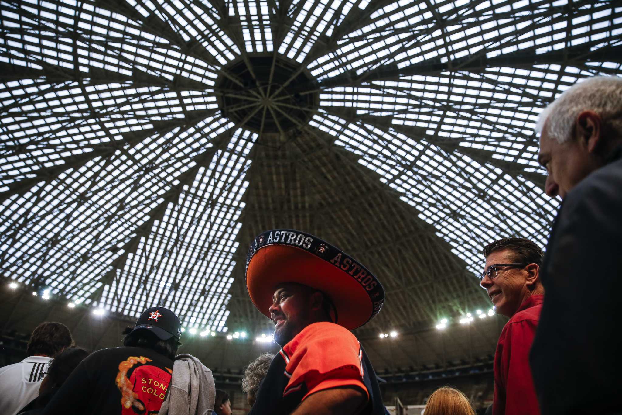 Houstonians flock to the Astrodome for one last look inside before