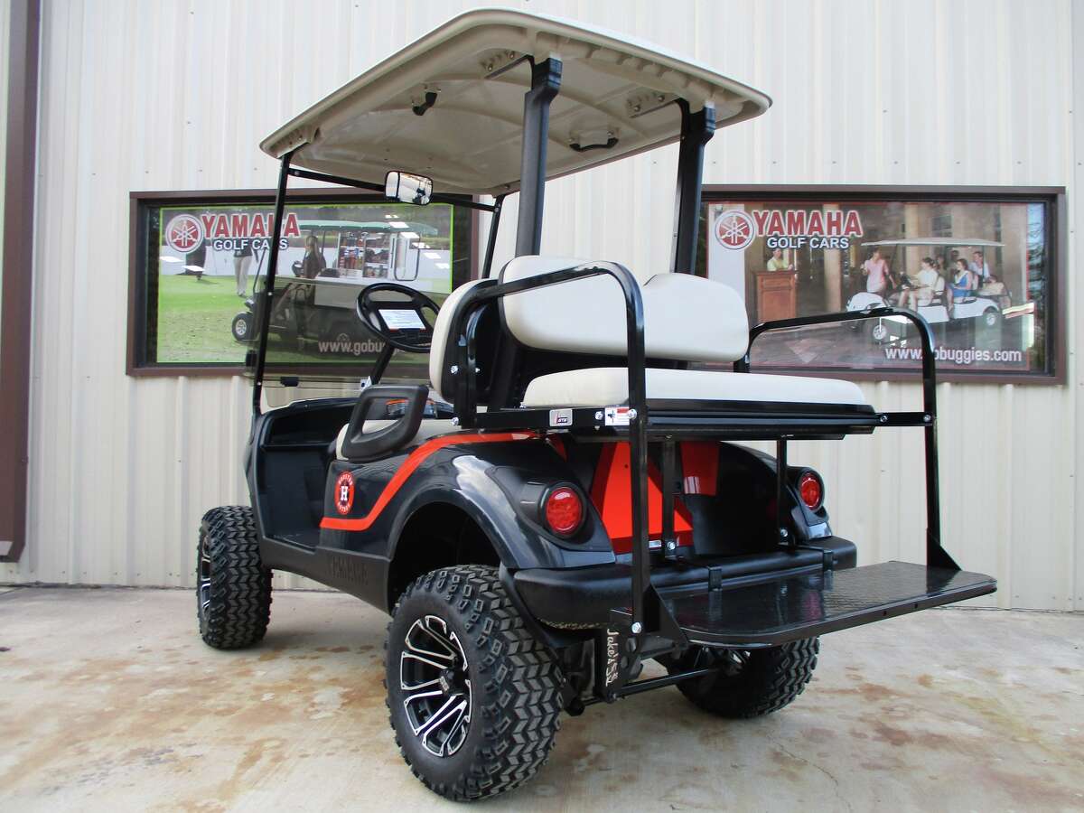 Willisarea golf cart company has made a special Astros cart