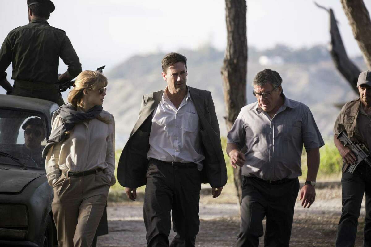 Rosamund Pike, Jon Hamm and Dean Norris star in “Beirut,” written by Tony Gilroy.