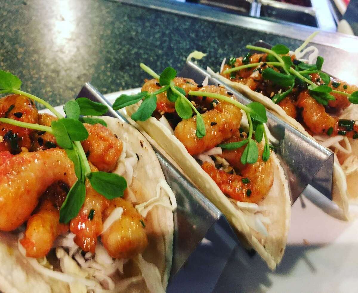 Chef Charlie Ayers has been experimenting with New Wave Foods' shrimp at his Palo Alto restaurant Calafia, offering the product in a number of dishes currently being served.