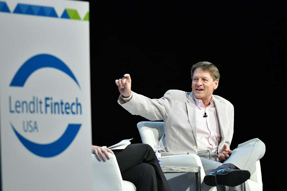 Financial author Michael Lewis spoke at the LendIt conference in San Francisco on April 10. Photo: Gabe Palacio / Gabe Palacio