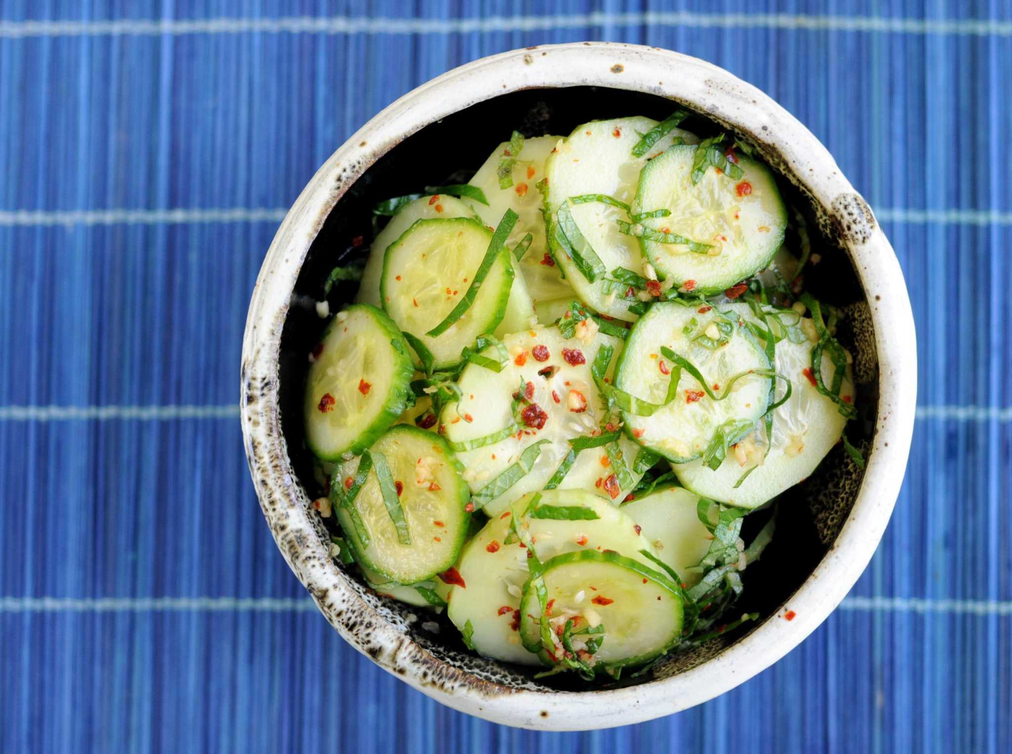 Recipe Ginger Herbed Cucumbers