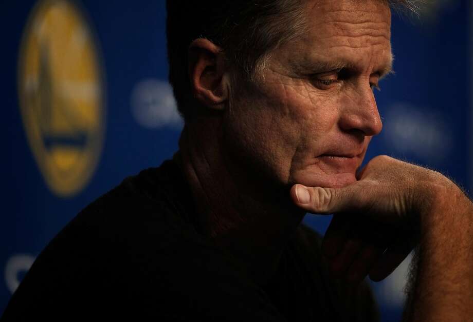 Warriors head coach Steve Kerr started this season determined to pace his team, knowing several players were physically and mentally fatigued from three consecutive long postseason journeys.  Photo: Carlos Avila Gonzalez / The Chronicle