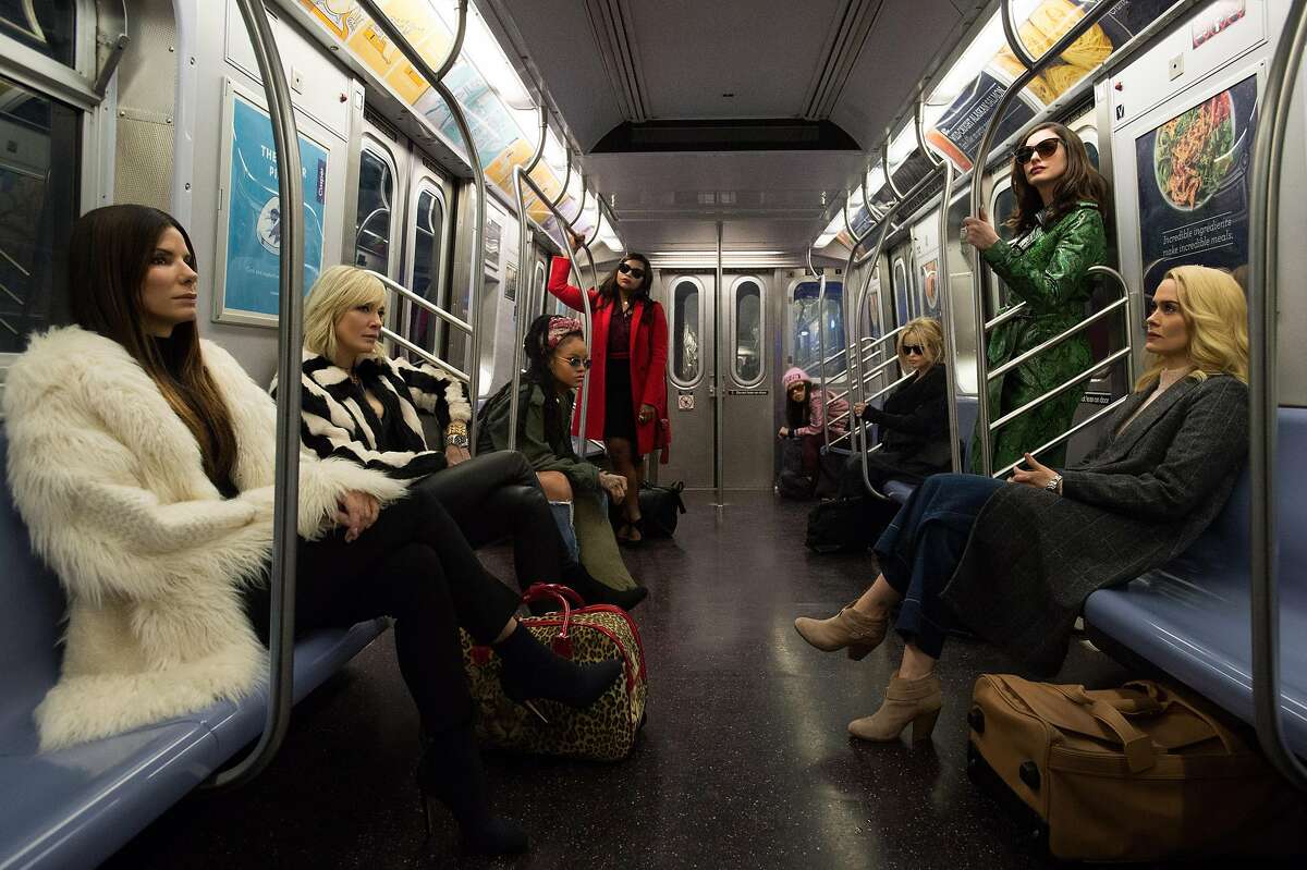 "Oceans 8" is a crime thriller comedy starring Sandra Bullock, leading a new group of women on a big heist.