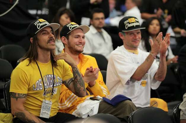 red hot chili peppers lakers jersey