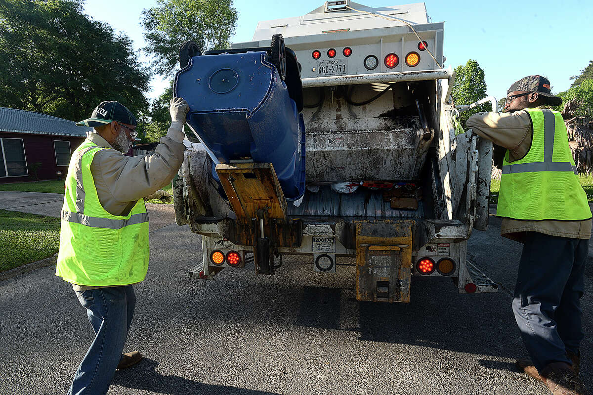 Trash collection picks up by tons post-Harvey