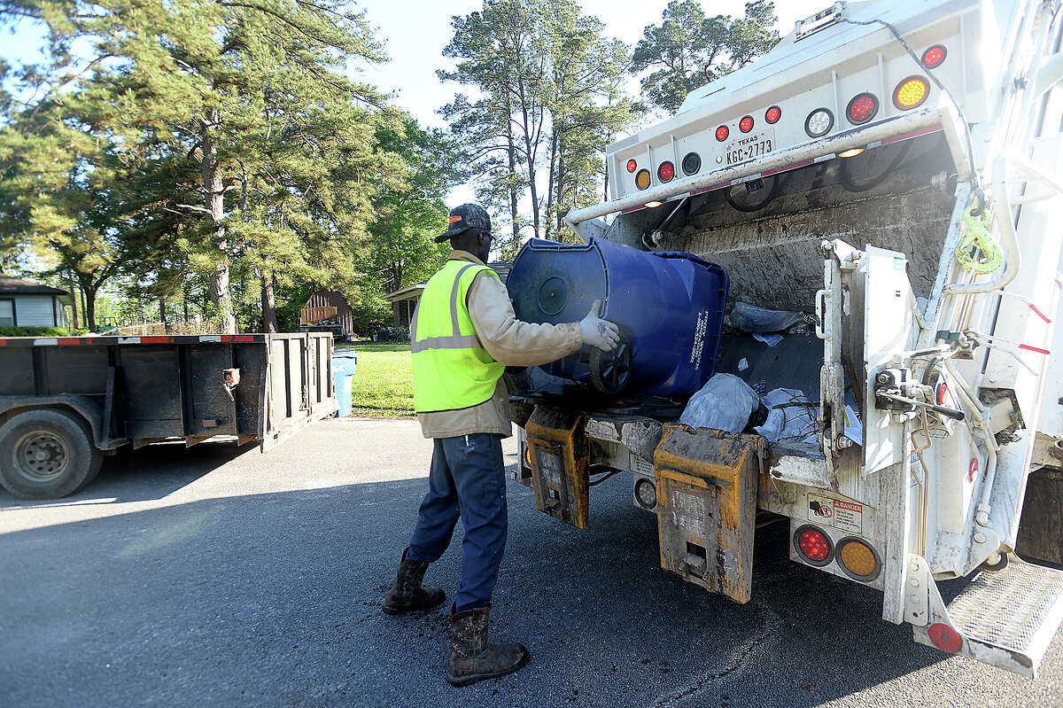 Trash collection picks up by tons postHarvey