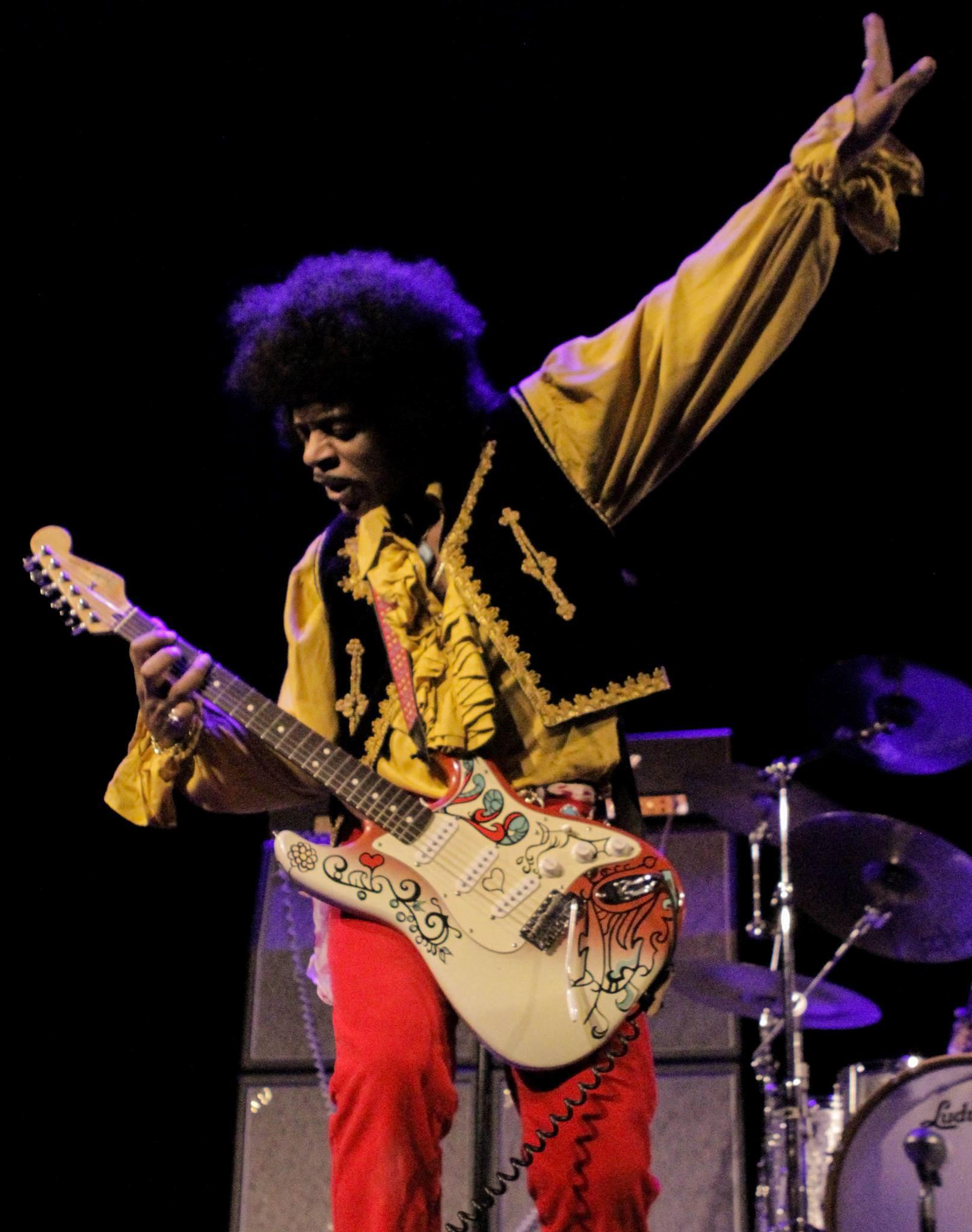 Hendrix left handed deals guitar