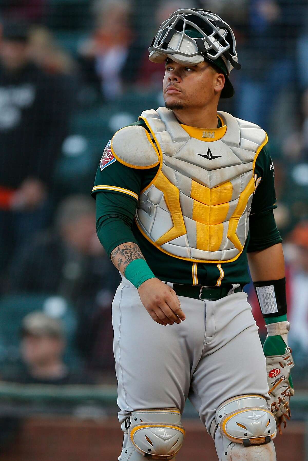 Legal status expected to keep A’s Bruce Maxwell out of Canada