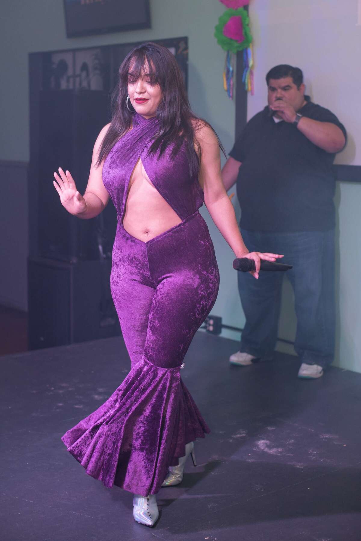 Locals celebrated and honored the memory of a Texas Tejano legend Friday night, April 13, 2018, at Groove House during its Selena Tribute Party. 