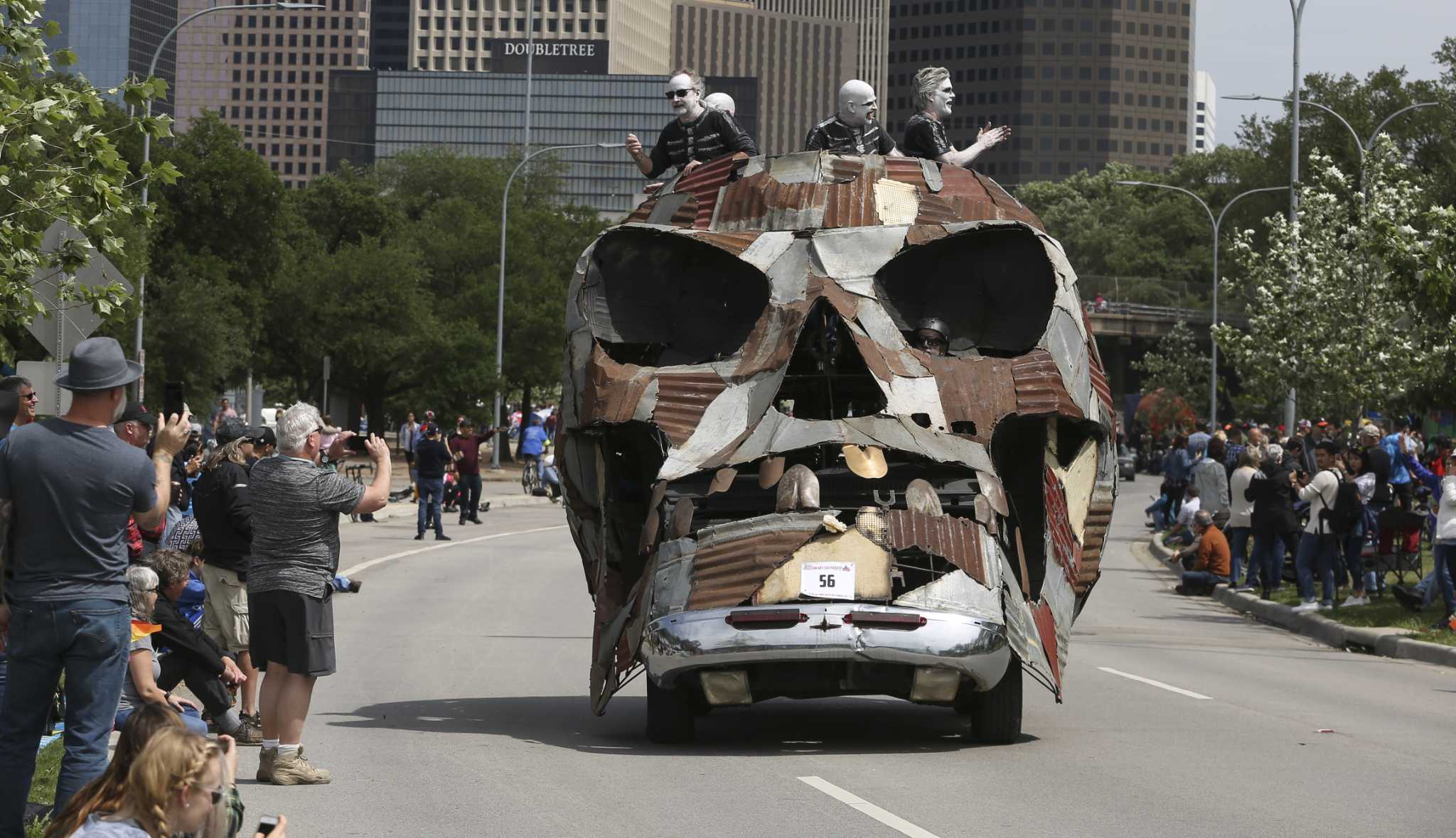 Houston's annual Art Car Parade rolls through downtown