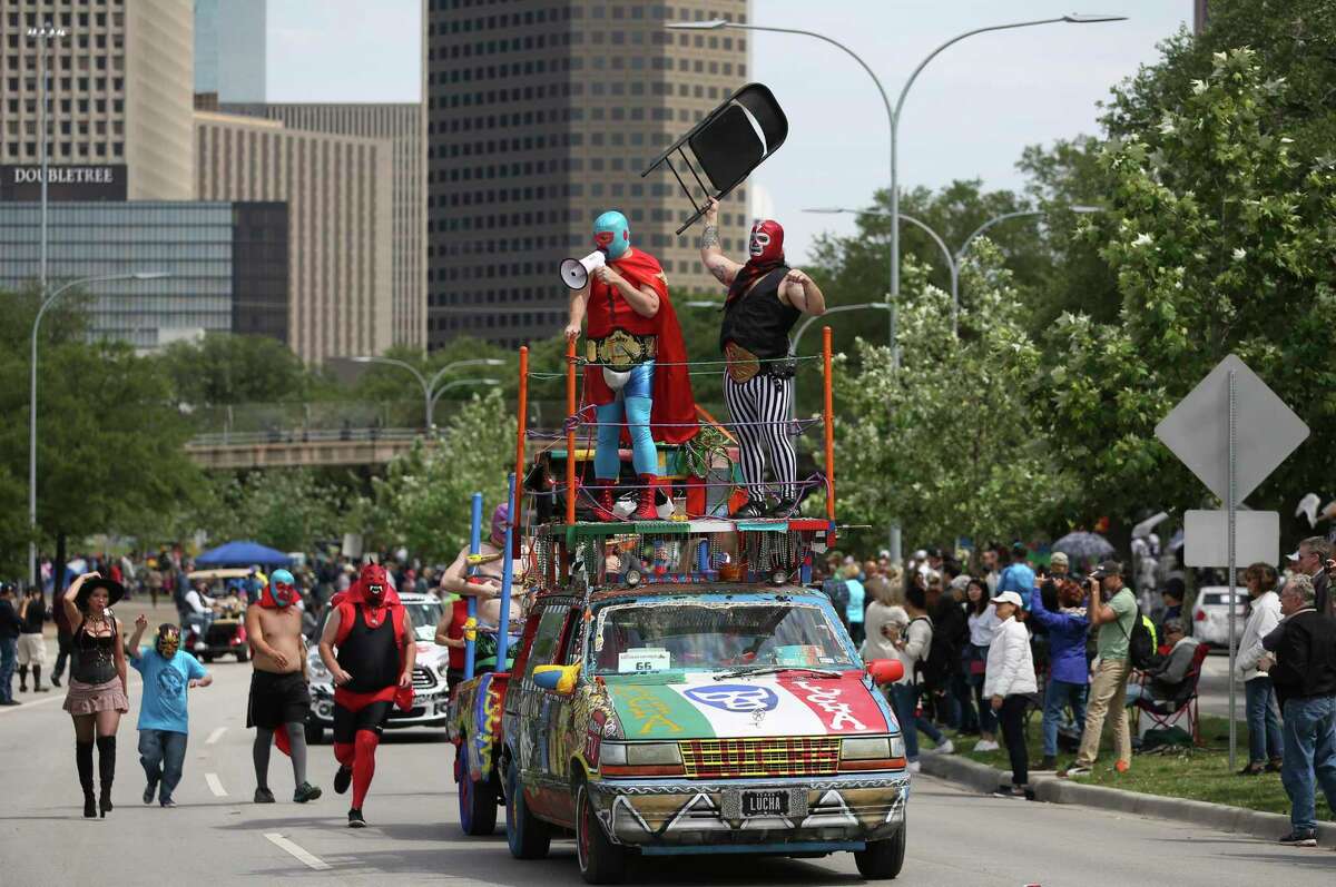 Houston's annual Art Car Parade rolls through downtown