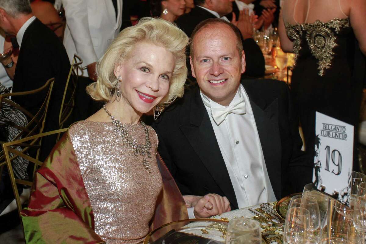 Lynn Wyatt and Patrick Summers at the Houston Grand Opera Ball.