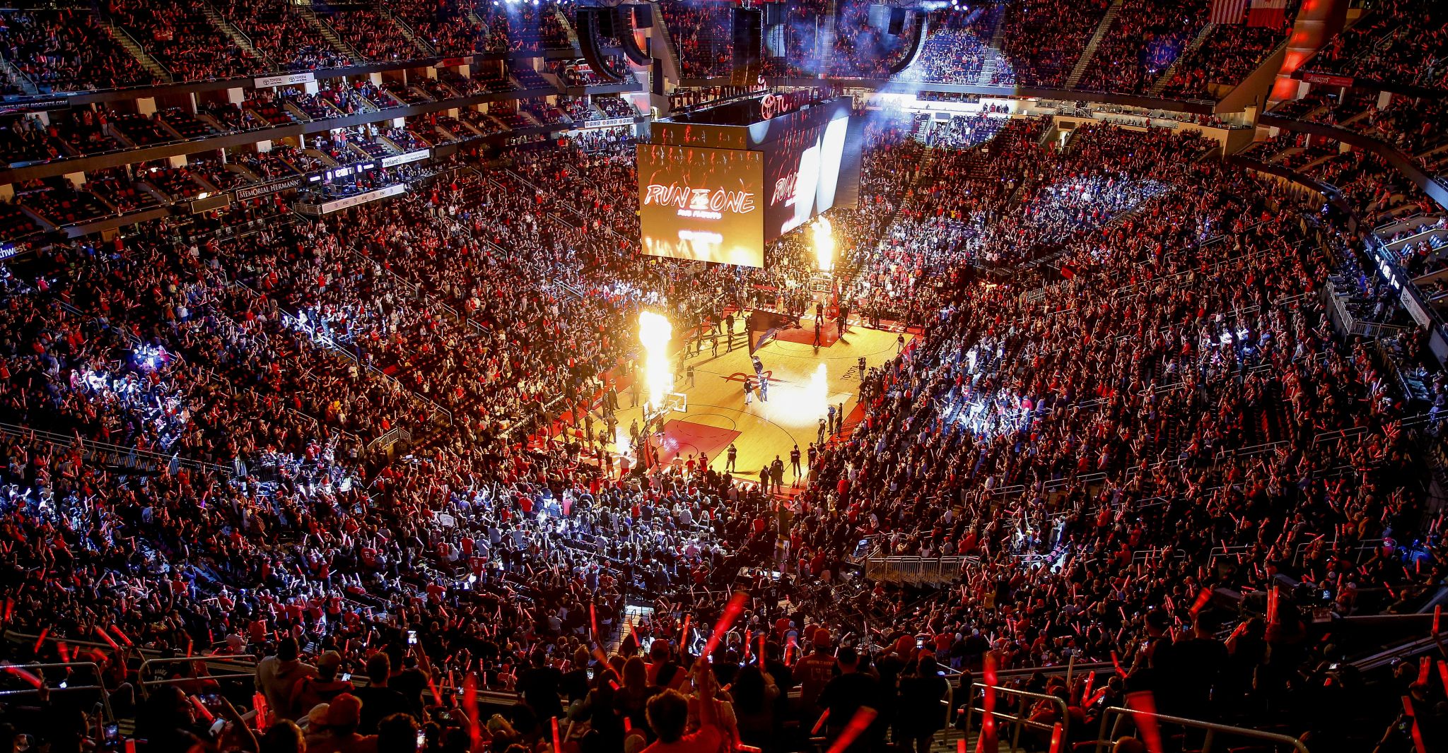 Rockets unveil new lighting, fan experience upgrades at Toyota Center
