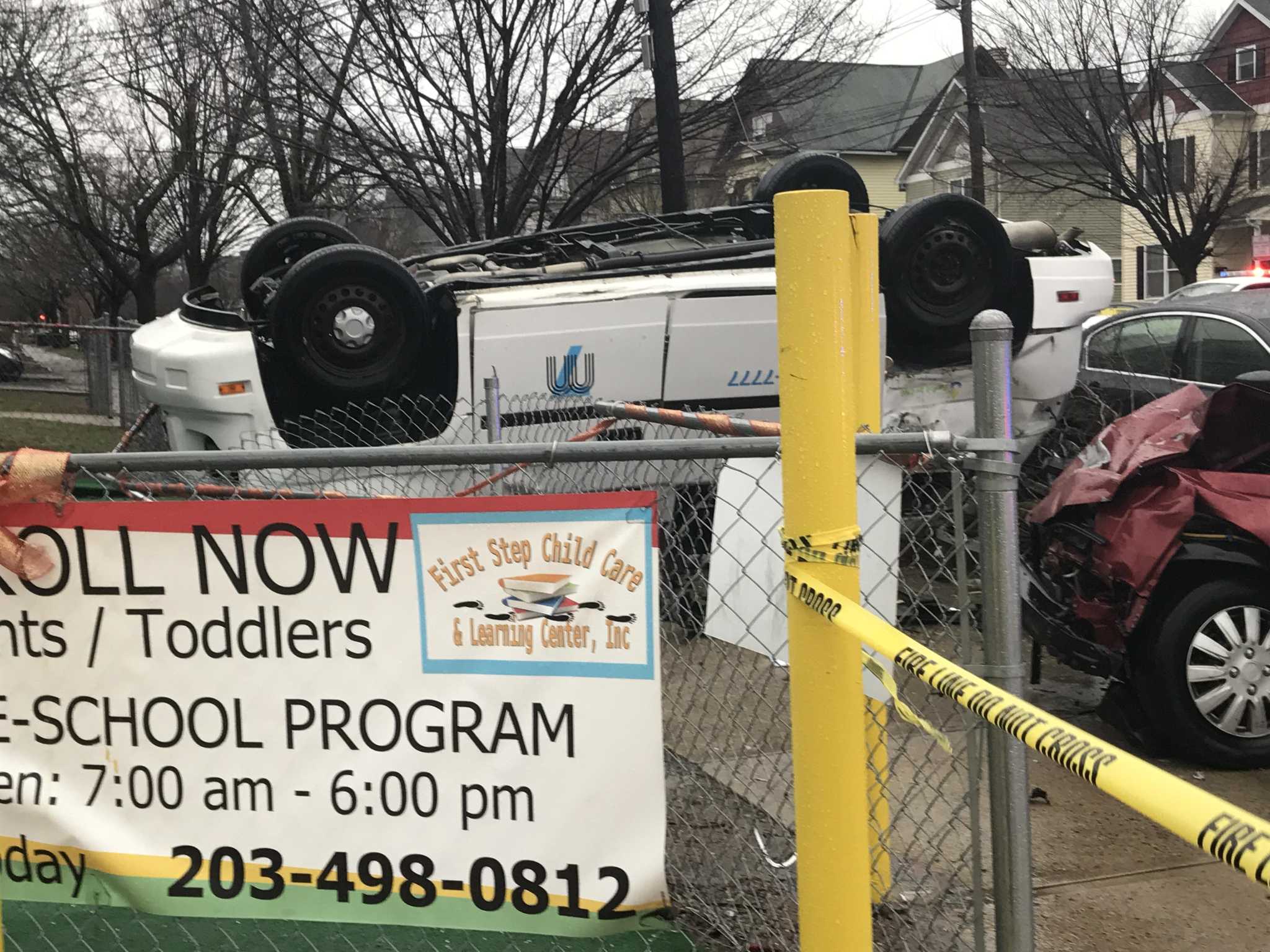 Portion of New Haven’s Sherman Avenue closed after crash