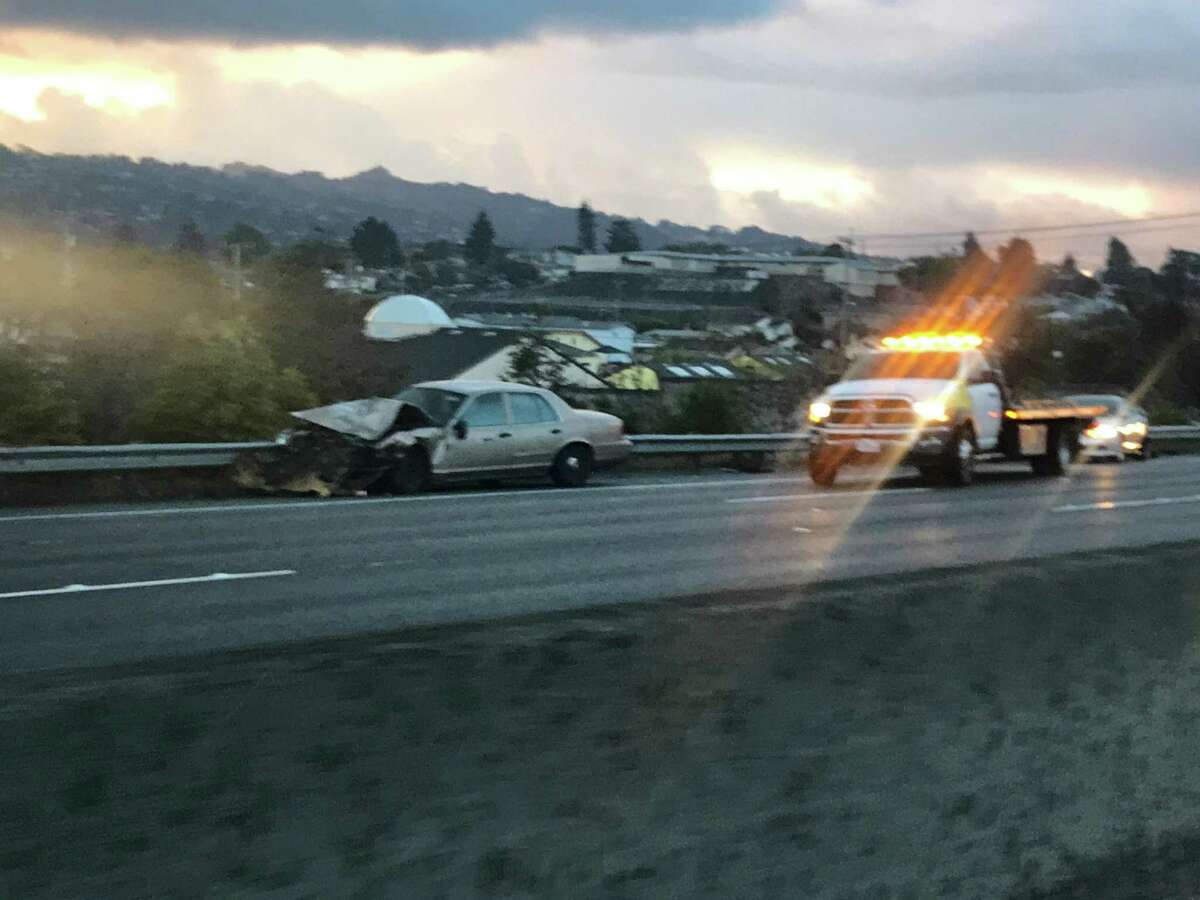 A four-vehicle crash caused all lanes of Interstate 80 to shut down early Monday in Richmond, authorities said.