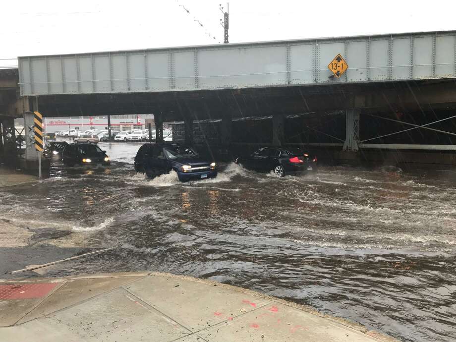 Flooding closes Stamford roads - StamfordAdvocate