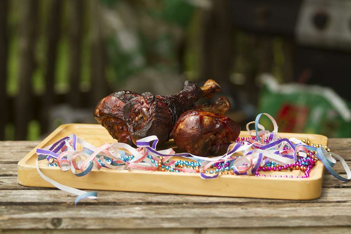 Smoked turkey legs, a Fiesta favorite you can make at home