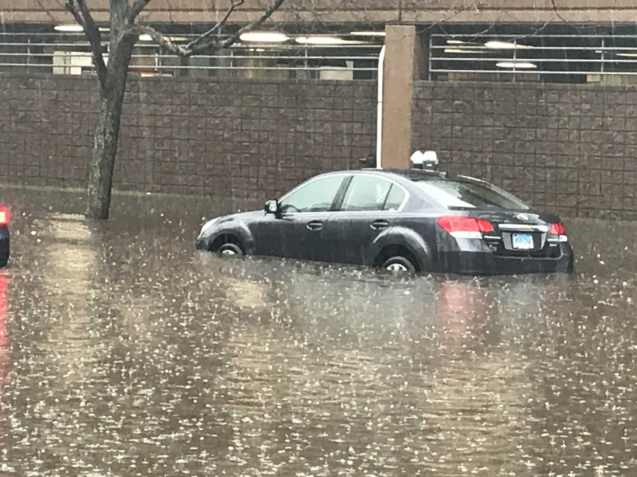 Flooding leaves roads closed in New Haven area
