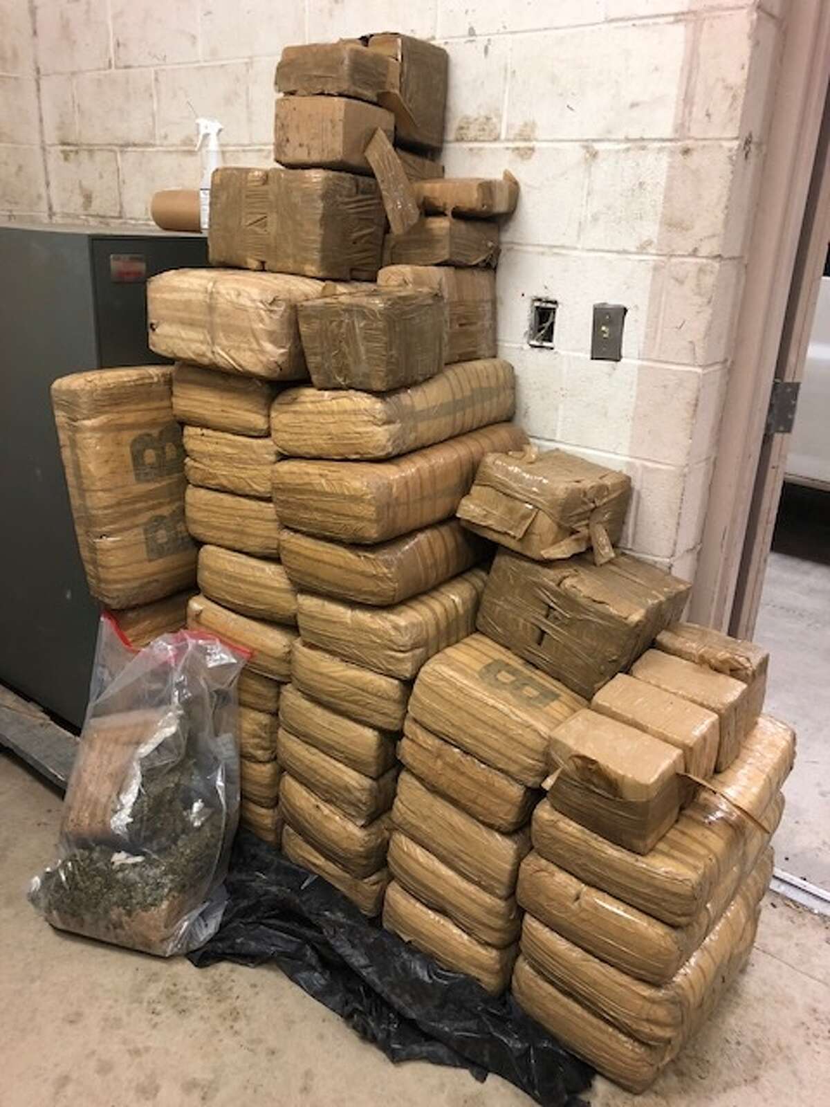 Border Patrol agents found more than $700,000 of marijuana in a SUV plunged in the Rio Grande on April 15, 2018.