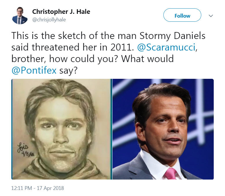 Stormy Daniels sketch: Man who threatened her looks like Tom Brady