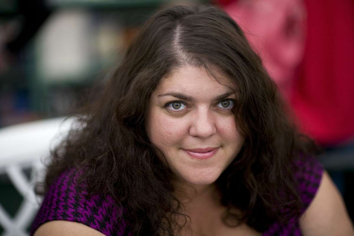 Author Randa Jarrar poses for a portrait at The Hay Festival on May 30, 2010 in Hay-on-Wye, Wales. The Annual Hay Festival of Literature & Arts is held in Hay-on-Wye from May 27-June 6.