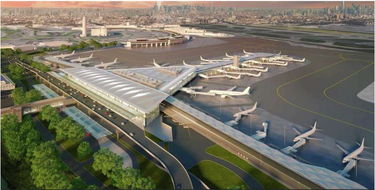 What Newark's Terminal A will look like after it is remade into Terminal 1.