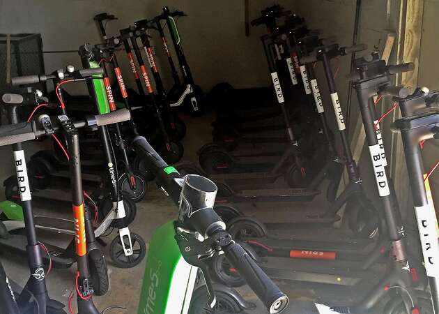 SF officials haul in 24 more illegally parked rental scooters