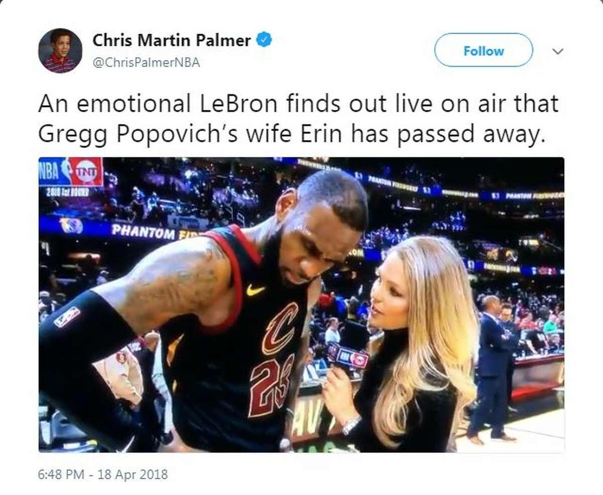Nba Players Fans React To The Death Of Gregg Popovichs Wife Erin