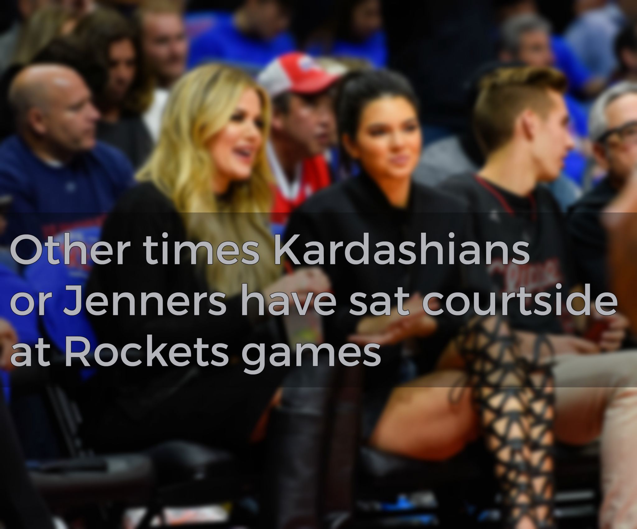 Travis Scott & Kylie Jenner Spotted Courtside At Houston Rockets Game