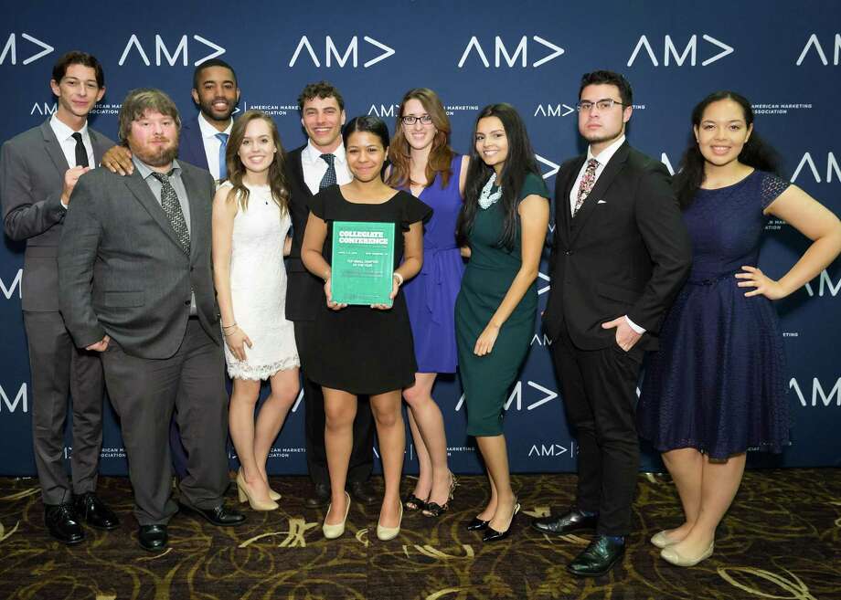 Ten WCSU students represented the Western Marketing Association at the American Marketing Association International Collegiate Conference in New Orleans earlier this month. Photo: Submitted Photo / ©Pierce Harman Photography