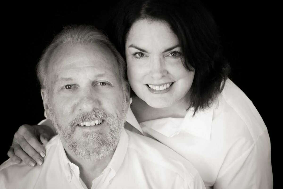 The Spurs released a photo of Gregg Popovich and his wife, Erin, who passed away Wednesday.