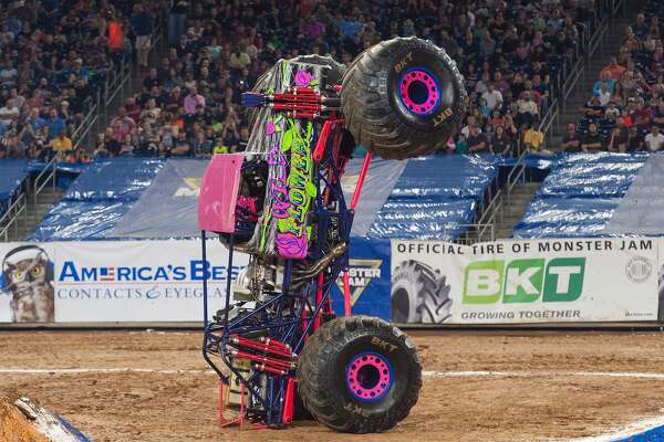 Monster Jam Watsonville Woman Balances Truck Rallies College
