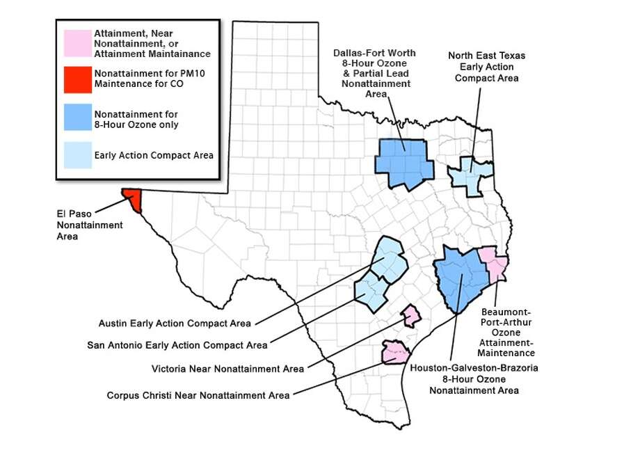 Beaumont area close to exceeding federal air quality standards ...