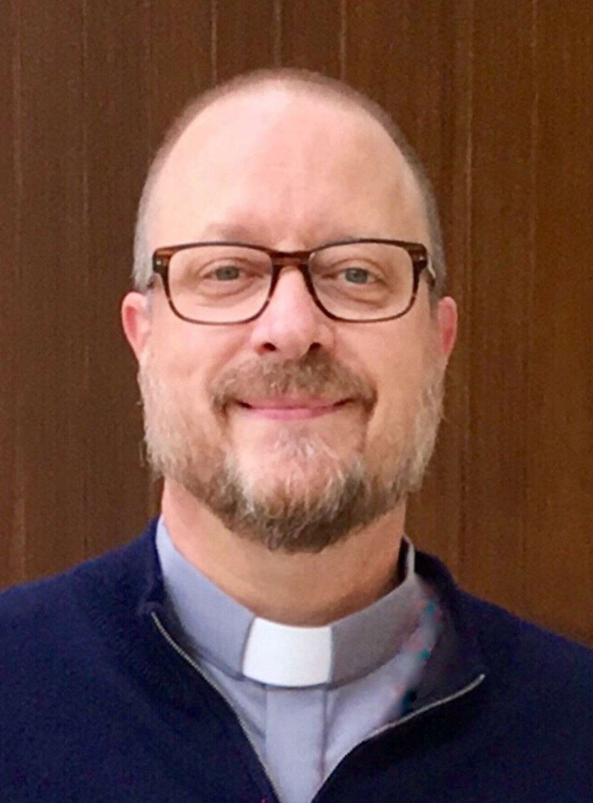 The Rev. Arthur Mollenhauer is pastor at St. Roch?’s Parish in Greenwich in March 2018.