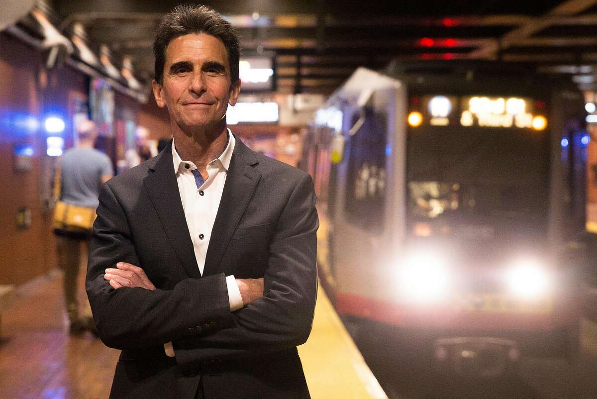 Mayoral candidate Mark Leno poses for a portrait inside the Castro Muni Station Friday, April 13, 2018 in San Francisco, Calif.