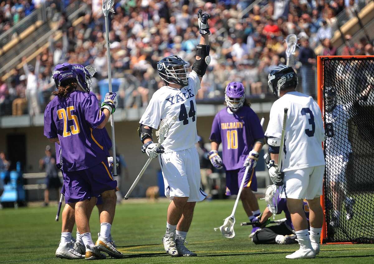 Yale men’s lacrosse team rolls past No. 2 Albany